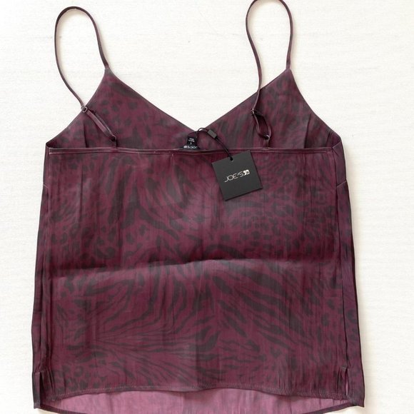 Joe's Sauvage Zebra  Striped Camisole Tank In Siren - Picture 4 of 5